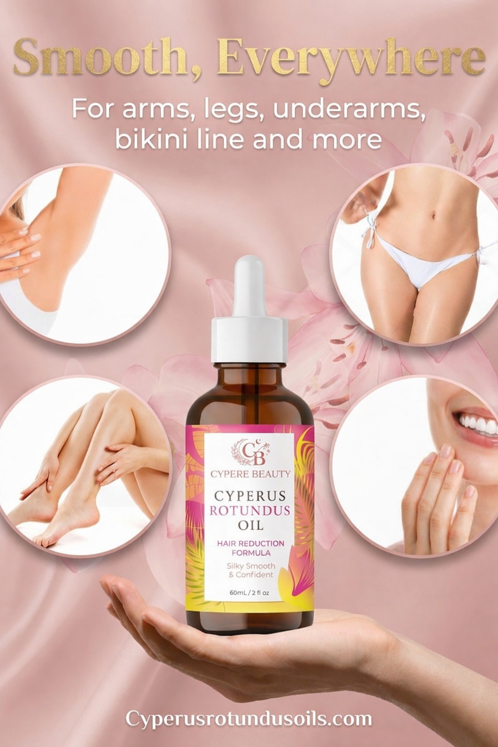Cyperus Rotundus Hair Reduction Oil - 60ml